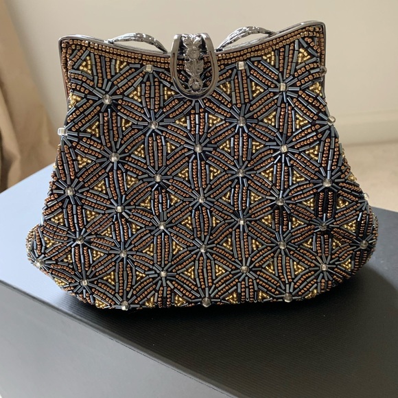 Inge Christopher gorgeous beaded bag - Picture 1 of 5